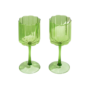 Wave Wine Glass, Set of 2